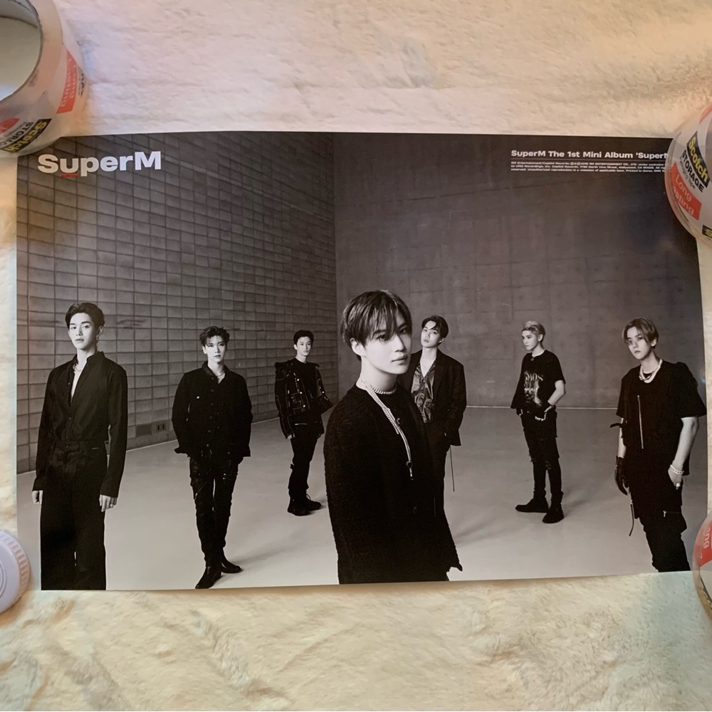 OFFICIAL SuperM The First Mini Album “SuperM” Poster